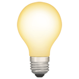 light bulb emoji