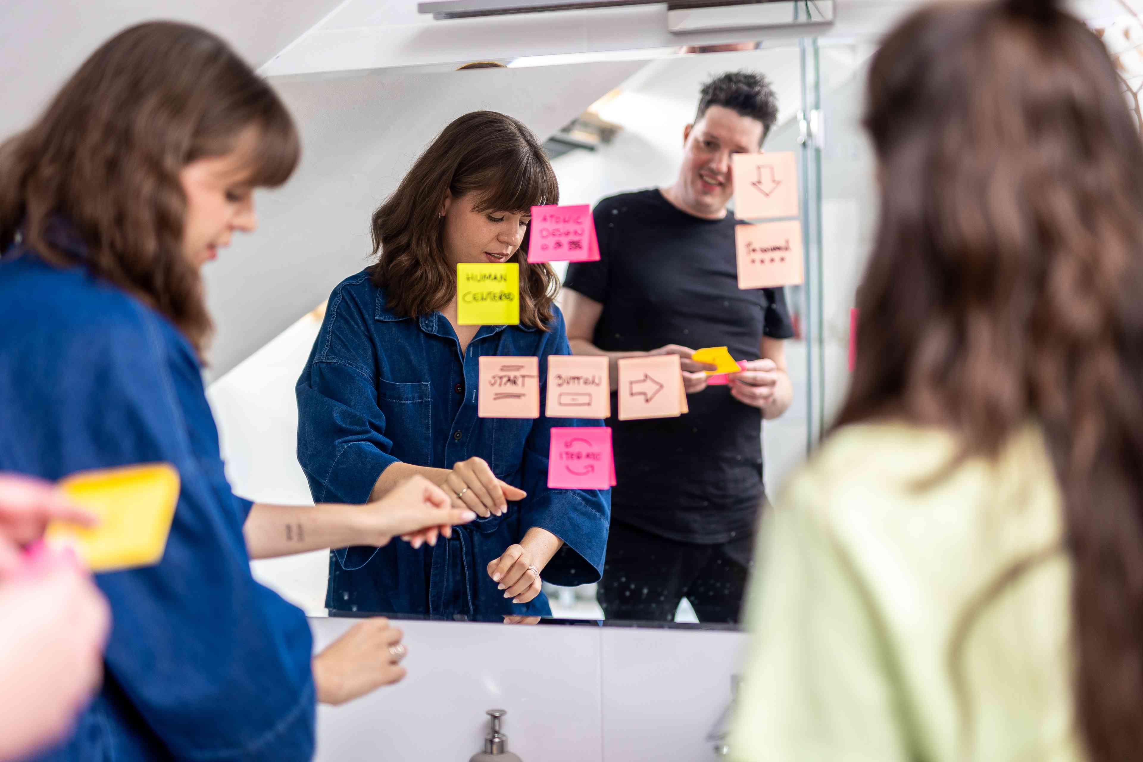 Most of the design team