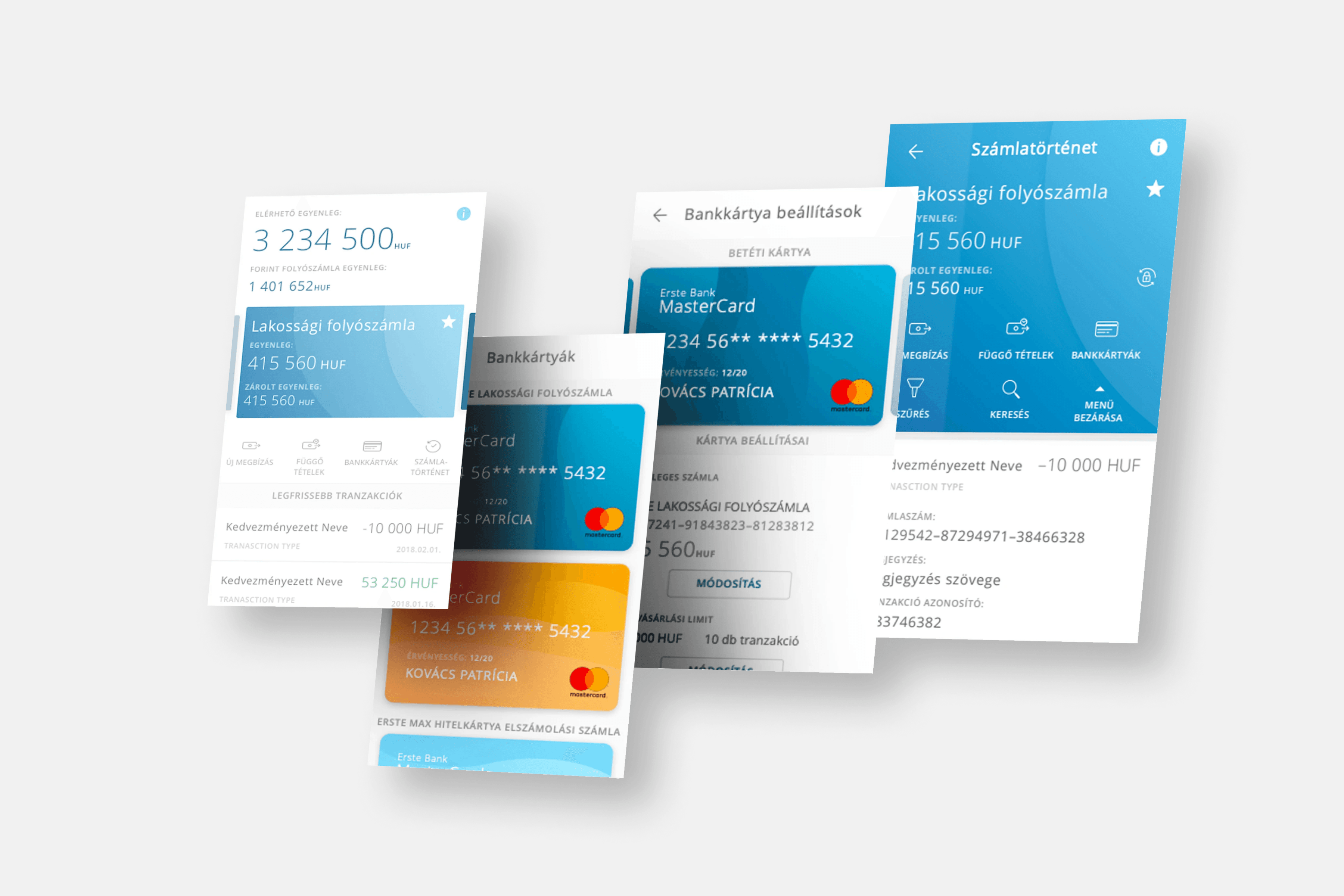 multiple images with Erste screenshots